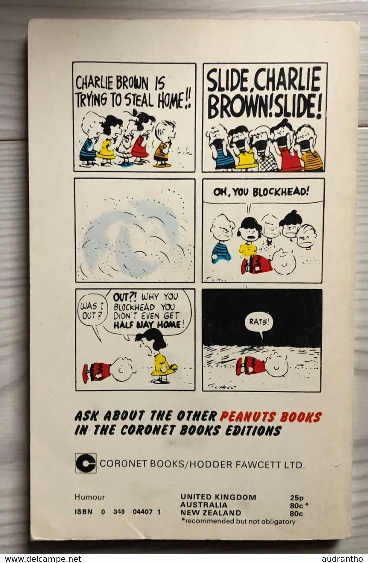 Livre Années 70 BD Slide Charlie Brown ! Slide ! By Charles M. Schulz - Otros Editores