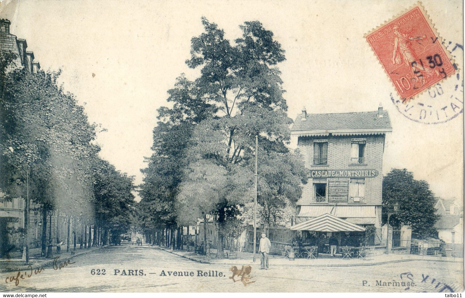 Paris -  Avenue Reille - Café : Cascade De Montsouris - Unclassified