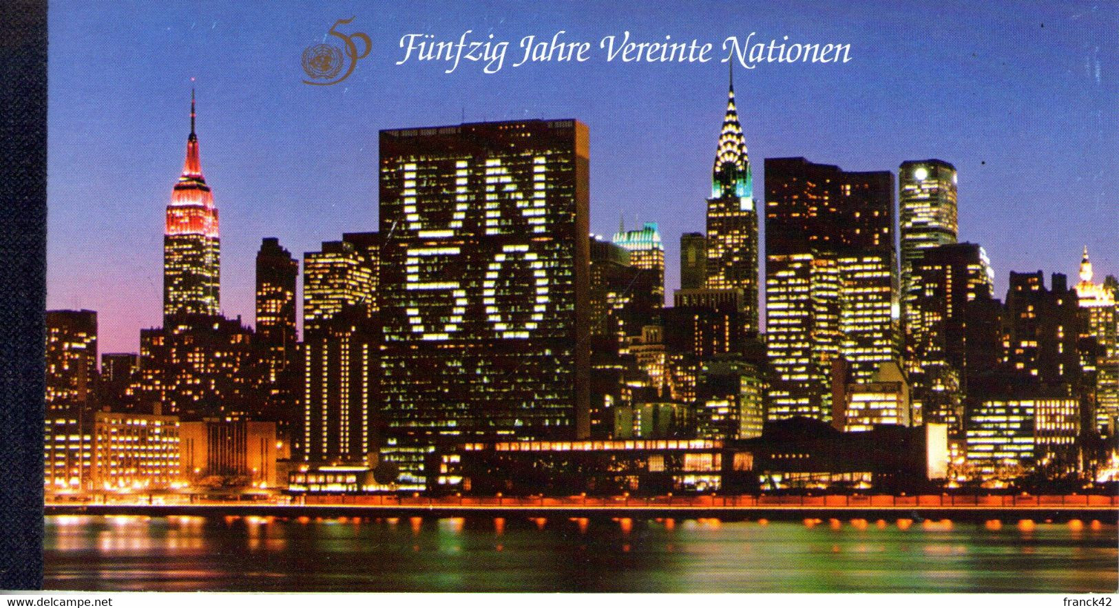 Nations Unies. Vienne. 50e Anniversaire. Carnet - Markenheftchen