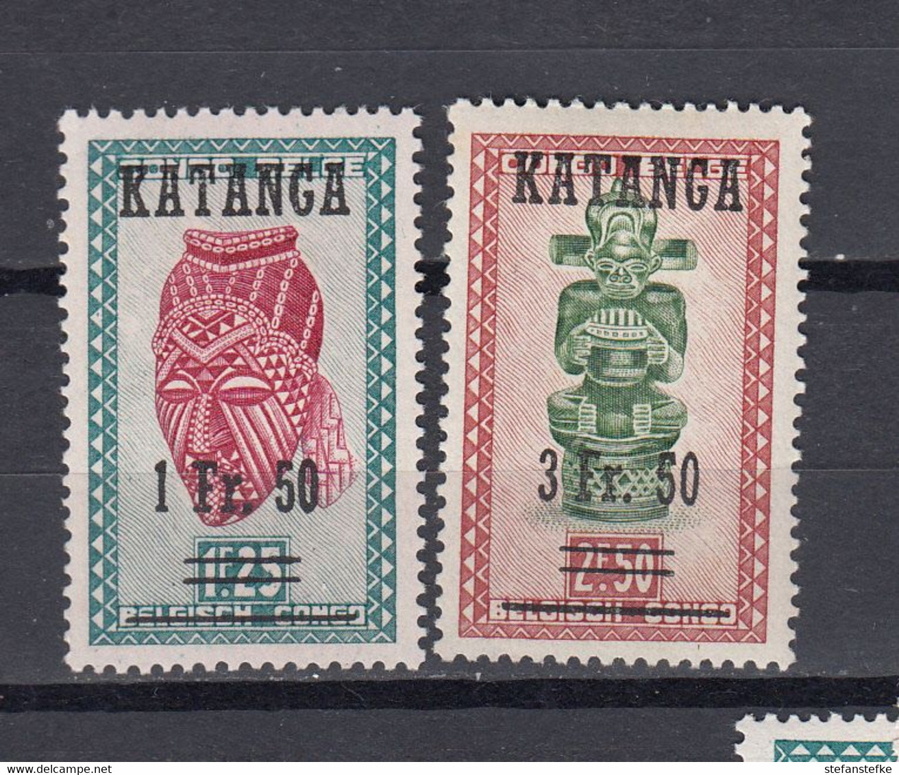 Katanga  Ocb Nr:  18 - 19 * MH   (zie Scan Als Voorbeeld) - Katanga