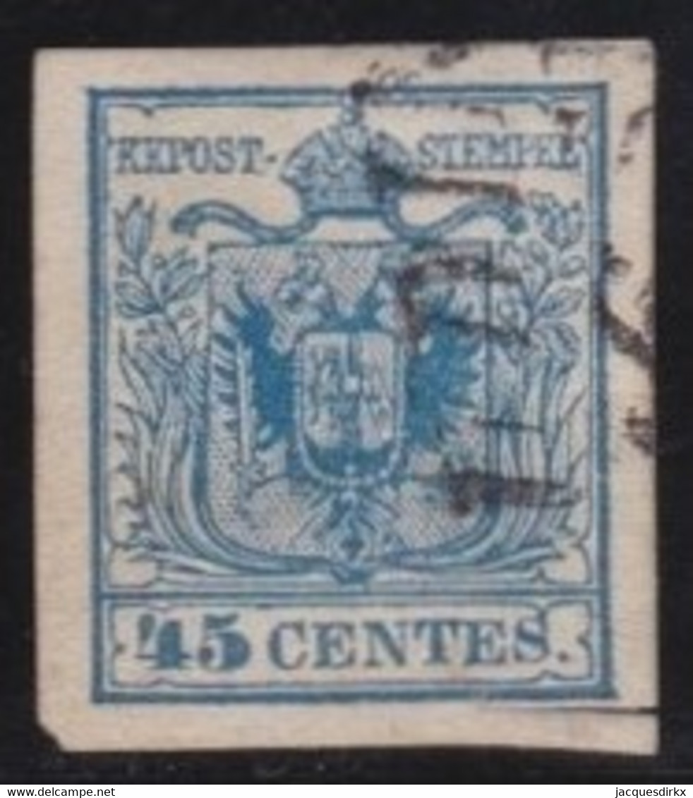 Lombardy Venetia   .   Yvert       .    5      .     O     .     Cancelled - Lombardy-Venetia