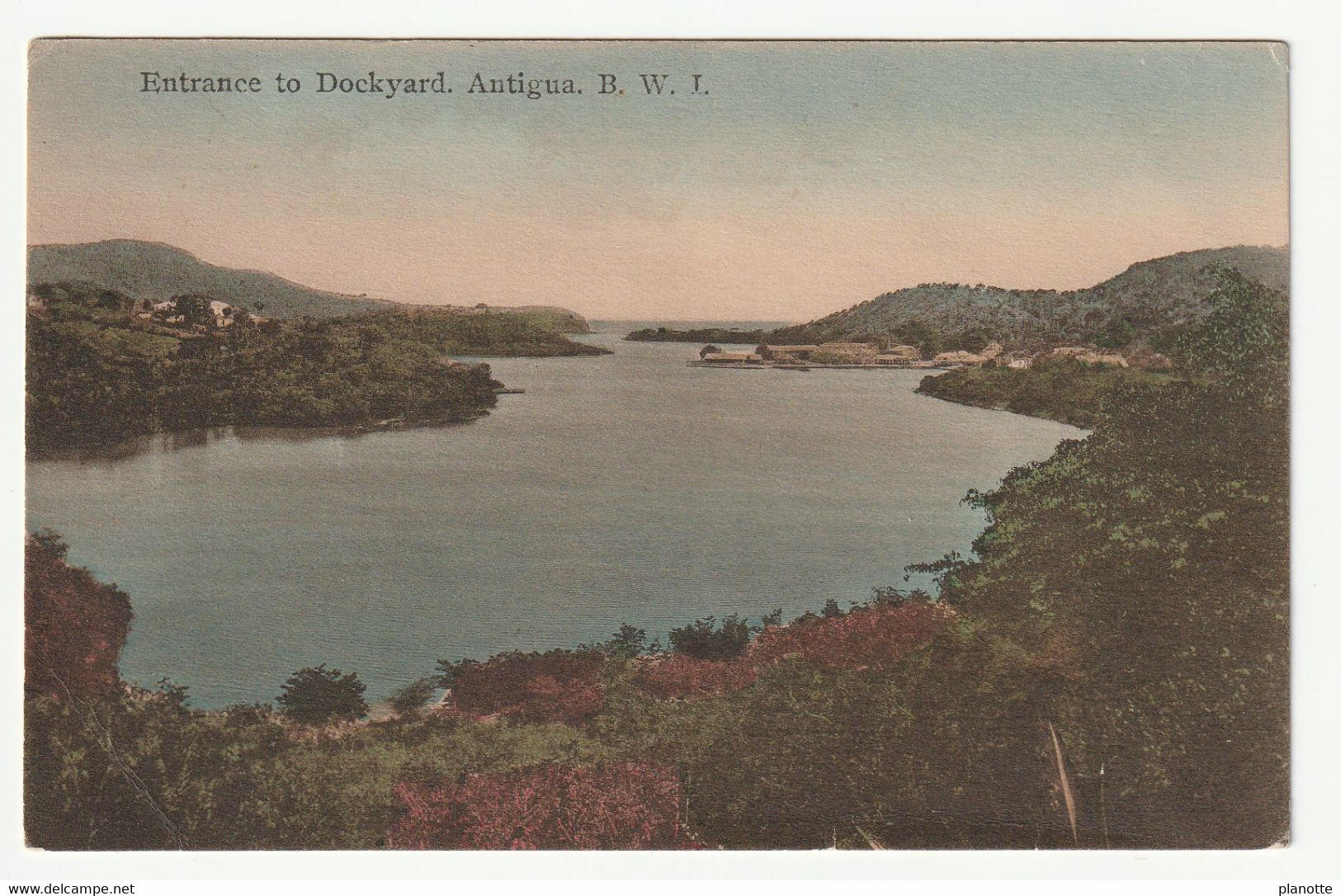 ANTIGUA - B.W.I. - Entrance To Dockyard - Photo By Jose Anjo -  Pc Standard Size 1910s - Antigua Und Barbuda