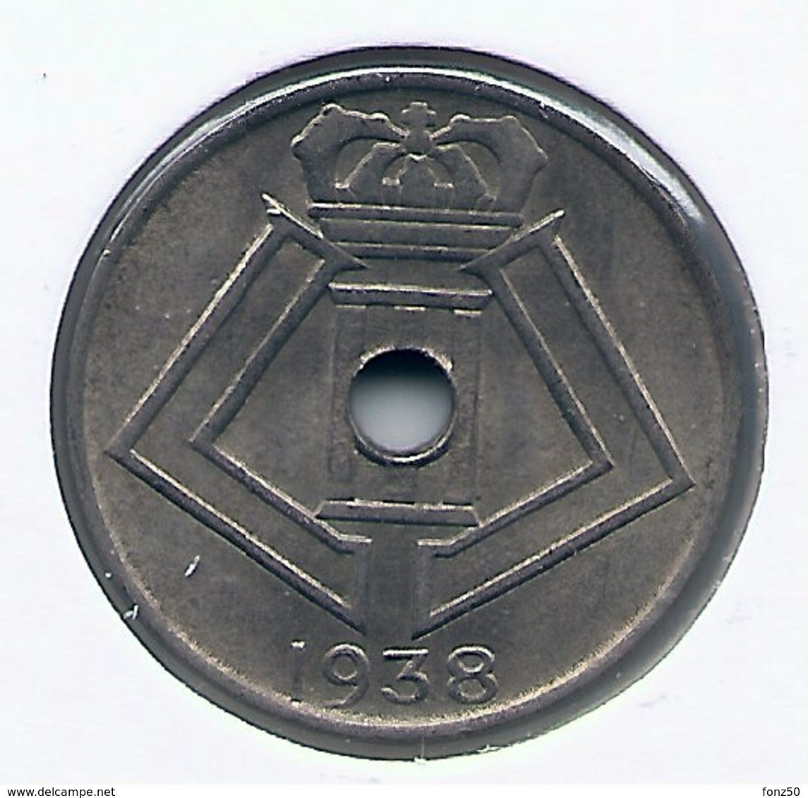 LEOPOLD III * 5 Cent 1938 Frans/vlaams * Nr 5242 - 5 Centesimi