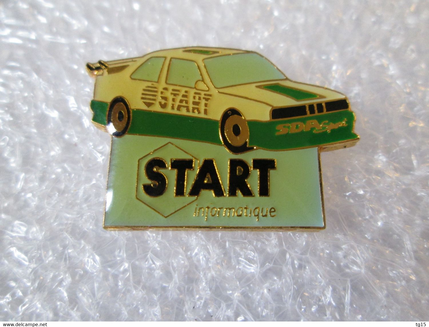 PIN'S   BMW  M 3  RALLYE  START  INFORMATIQUE - BMW