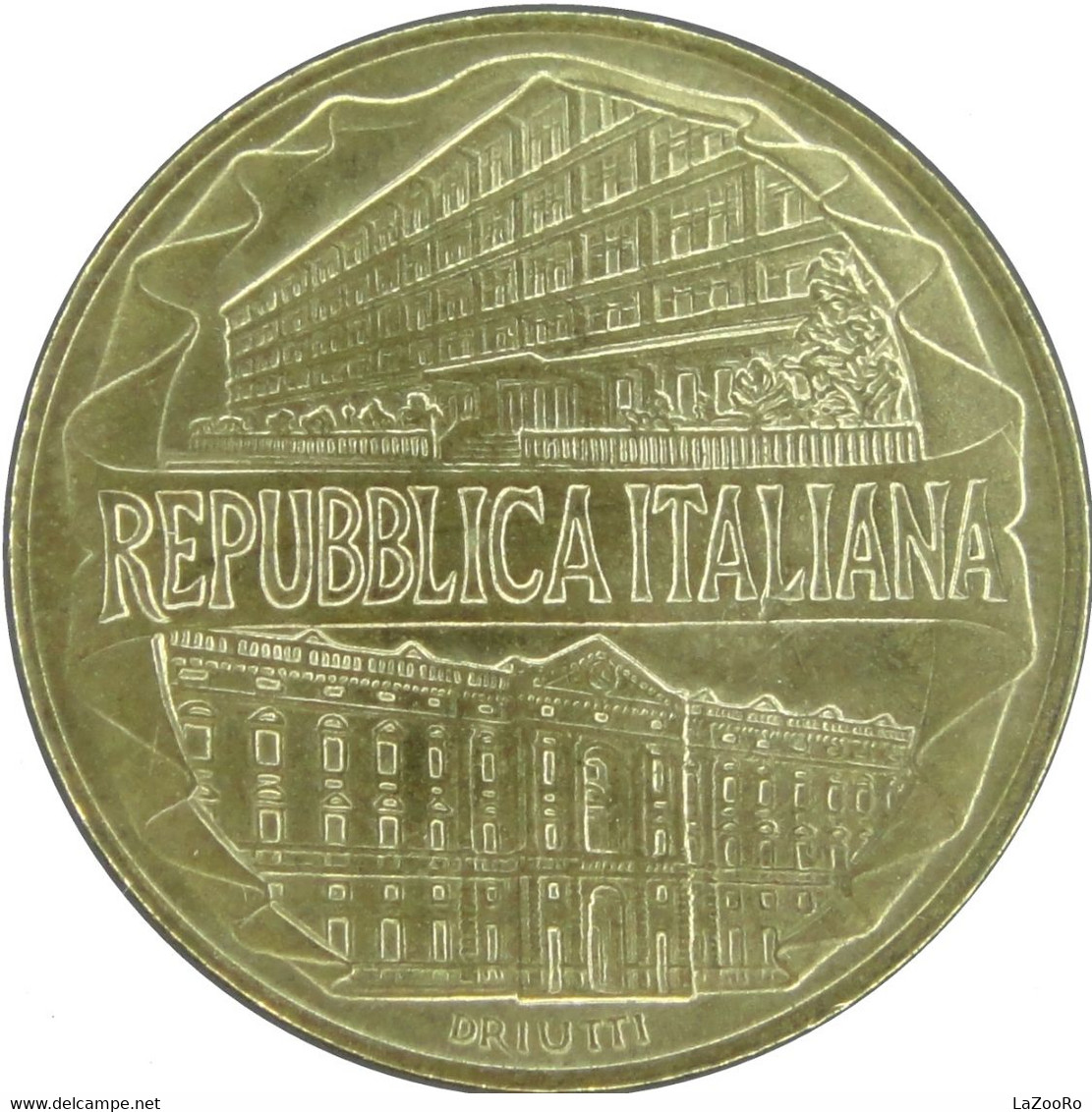 LaZooRo: Italy 200 Lire 1996 XF / UNC Customs Service Academy - Commémoratives