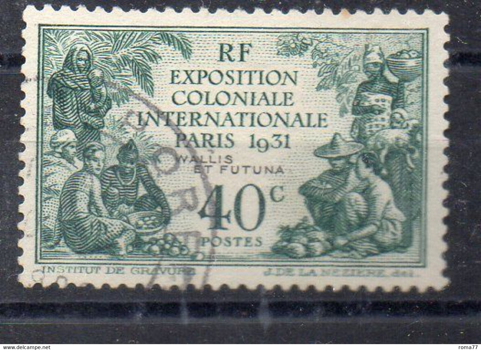 XP122 - WALLIS ET FUTUNA 1931,  Yvert N. 66  Usato . - Used Stamps