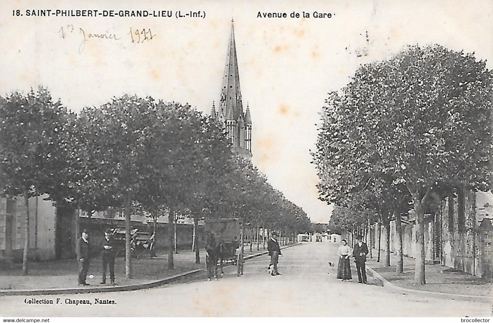 SAINT PHILIBERT ( 44 ) - Avenue De La Gare - Saint-Philbert-de-Grand-Lieu