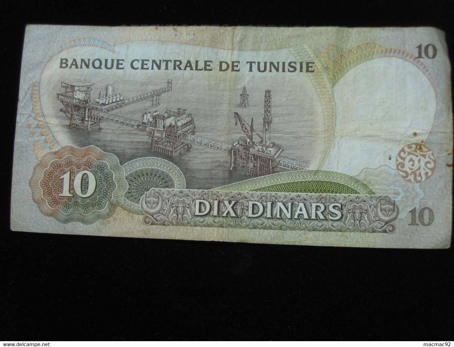 TUNISIE - 10 Dix Dinars1986 - Banque Centrale De Tunisie  **** ACHAT IMMEDIAT **** - Tunisie