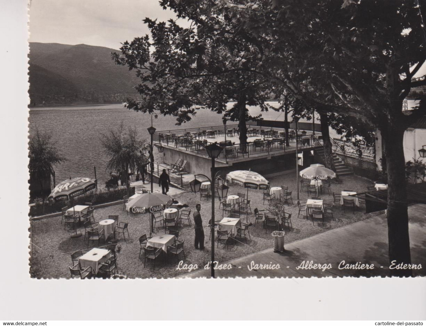 LAGO D'ISEO SARNICO  ALBERGO CANTIERE ESTERNO  NO VG - Carbonia