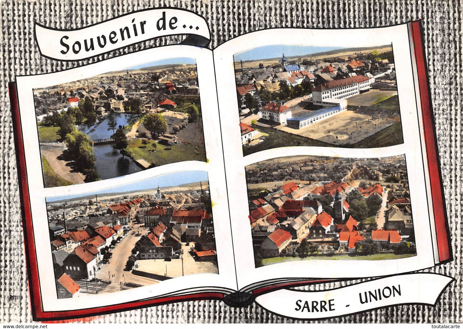 CPSM 67 SOUVENIR DE SARRE UNION     Grand Format  15 X 10,5 Cm - Sarre-Union