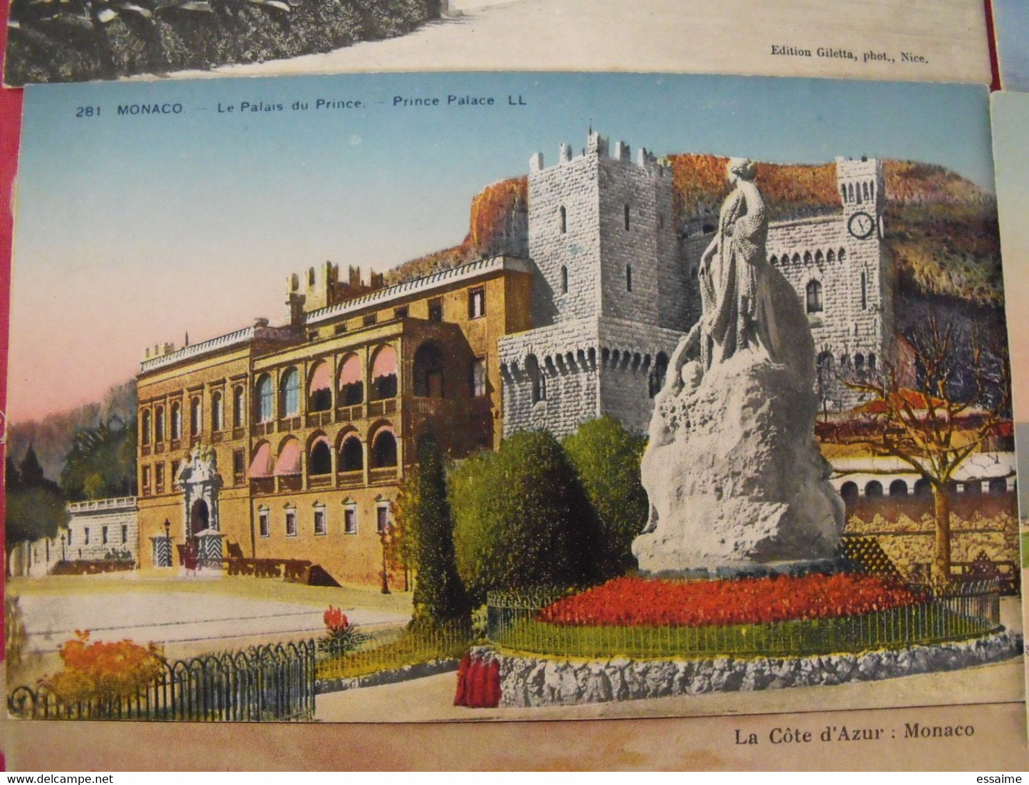 9 cartes postales Monaco Monte-Carlo. palais du prince théâtre cathédrale musée océanographique principauté