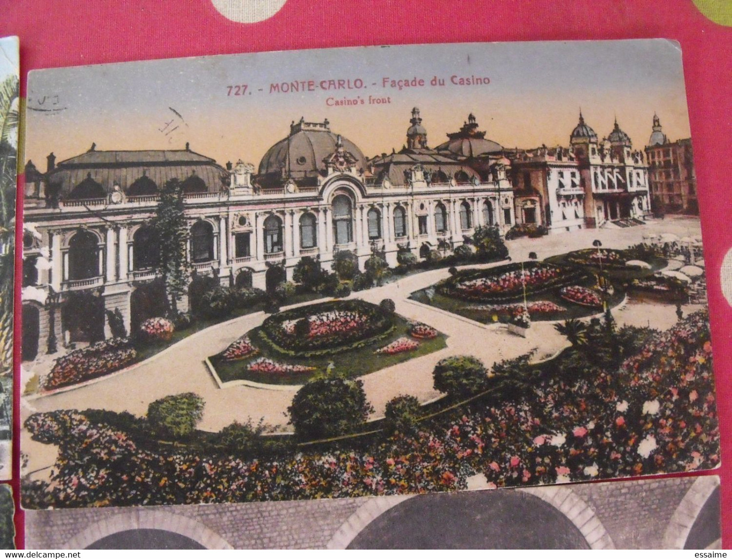 9 Cartes Postales Monaco Monte-Carlo. Casino Fontaine Jardins Sainte Dévote Principauté Prince - Verzamelingen