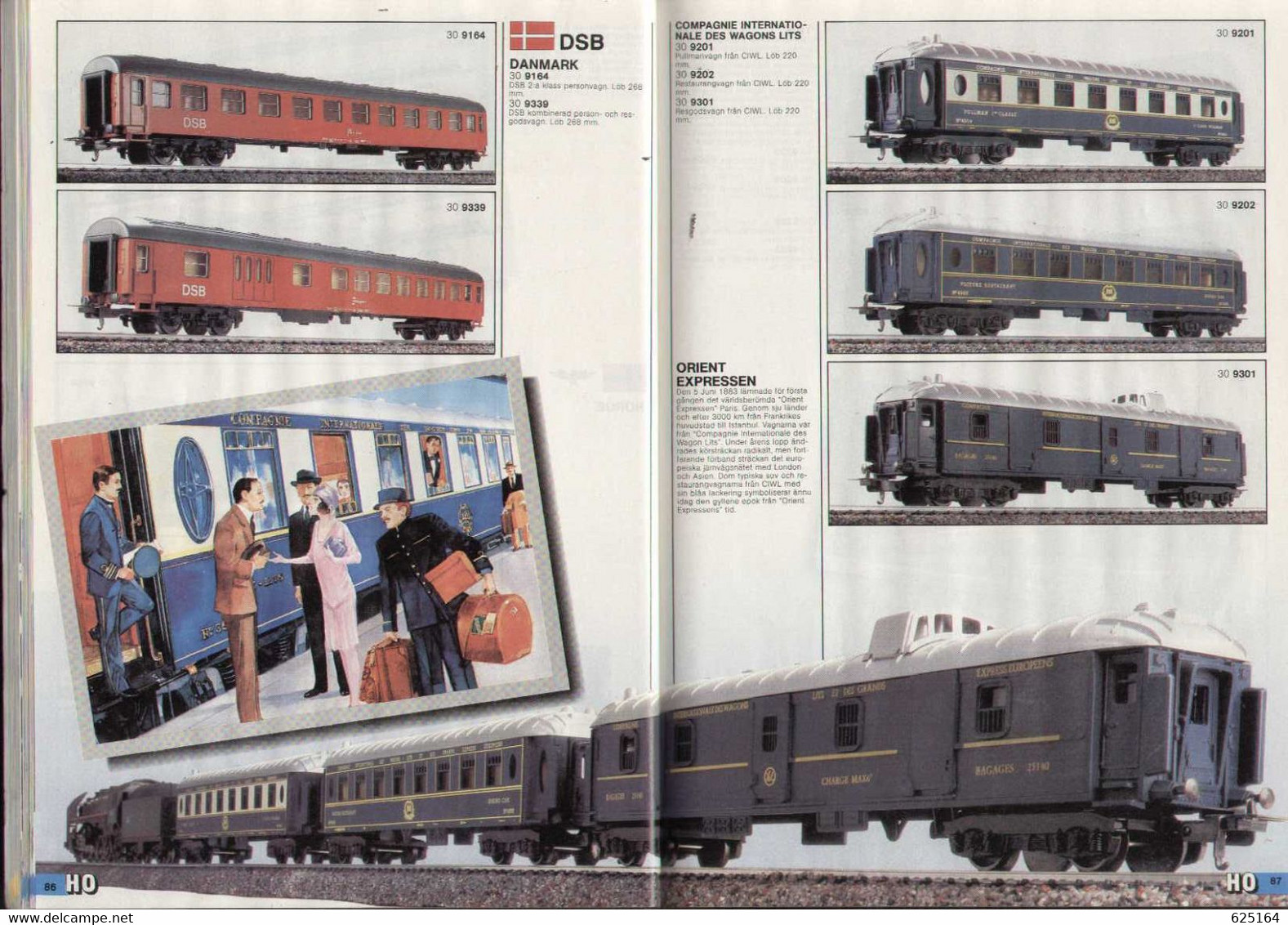 Catalogue LIMA 1985/86 Modelljärnväg Bane Skandinavisk Utgåva HO N Spår - En Suédois - Sin Clasificación