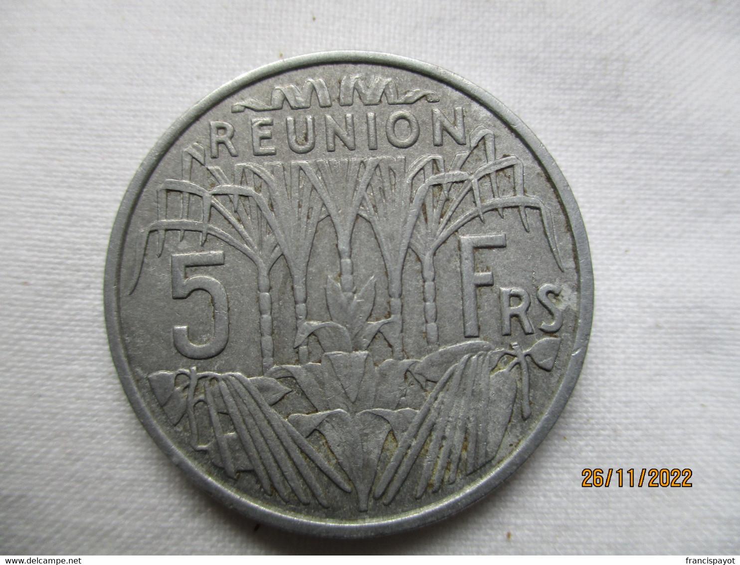 Réunion 5 Francs 1955 - Réunion