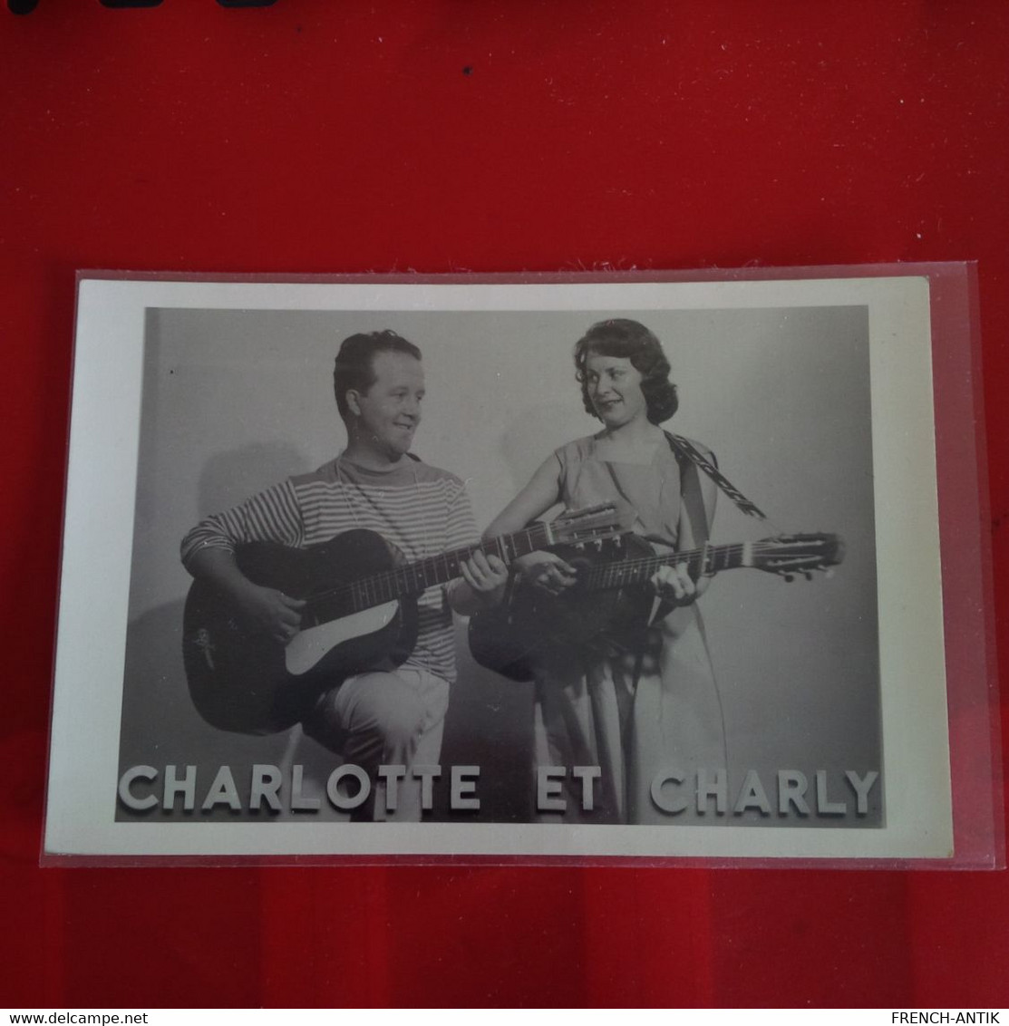 CARTE PHOTO CHARLOTTE ET CHARLY - Künstler