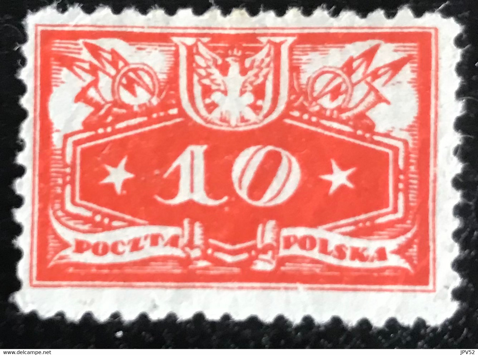 Polska - Polen -  12/32 - (°)used - 1920 - Michel 3 - Cijfer - Dienstmarken