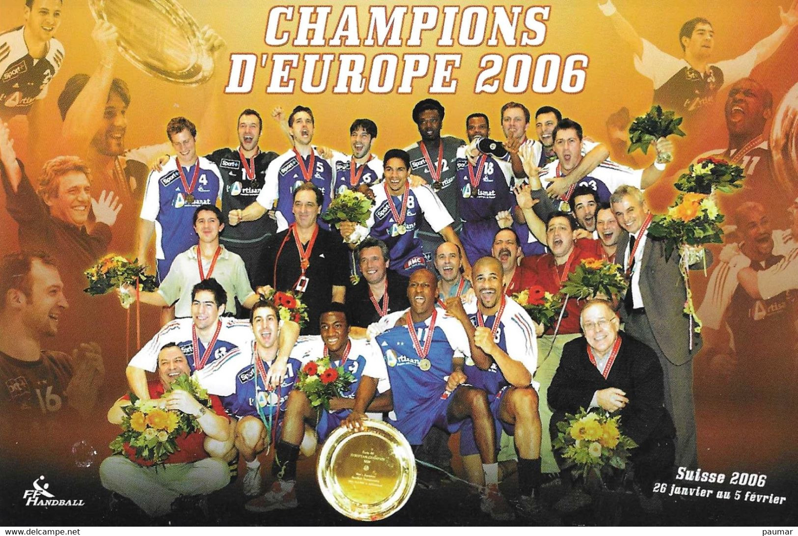 10x15     Champions D'Europe 2006  De Hand Ball - Pallamano