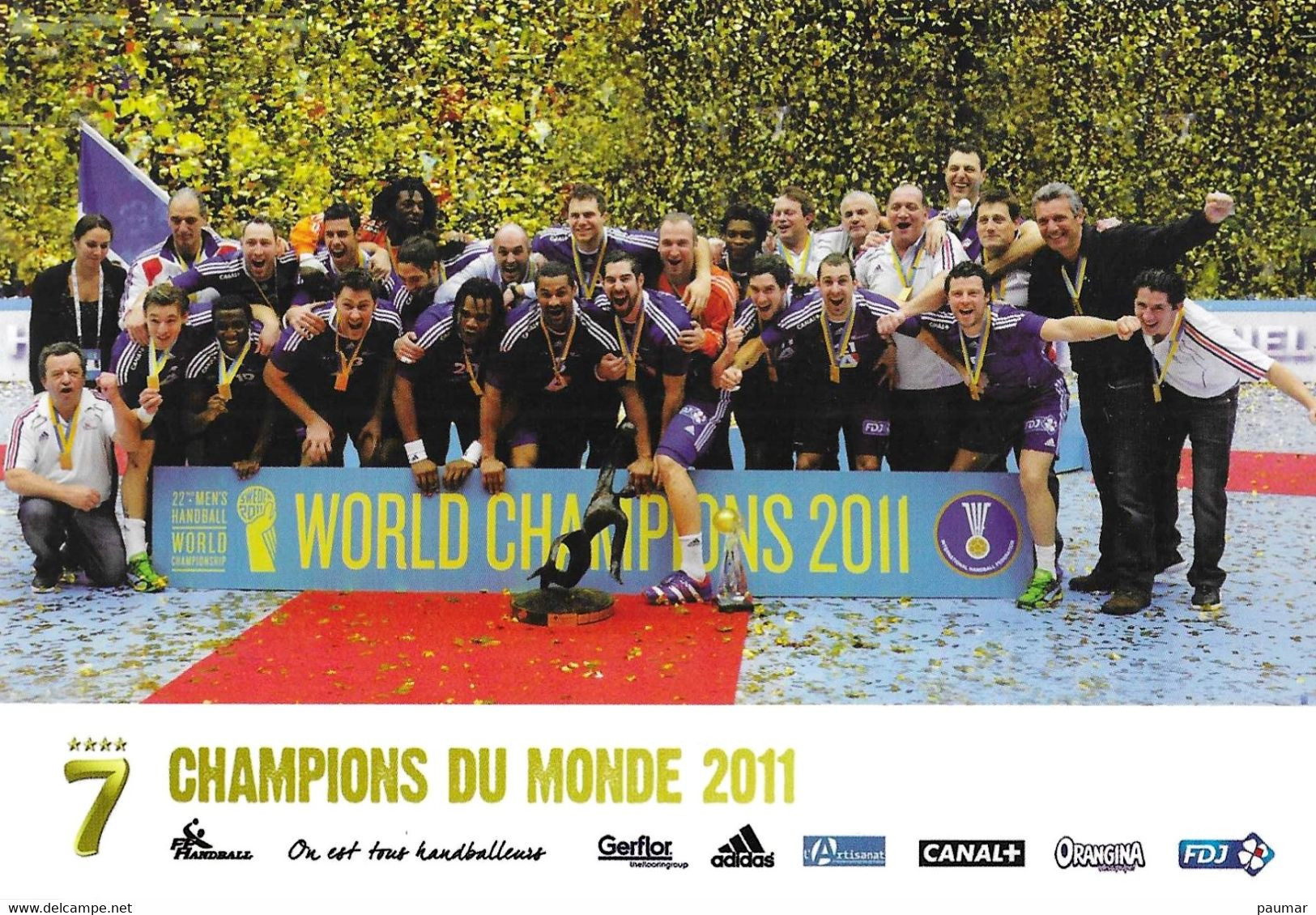 10x15     Champions Du Monde 1011  De Hand Ball - Handball