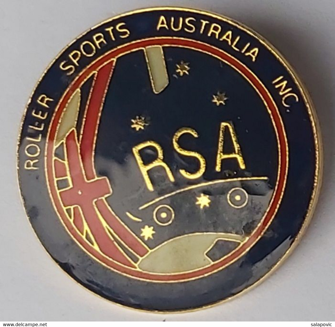 RSA Roller Sports Australia Inc. Skating Skateboard PIN A12/6 - Skateboard