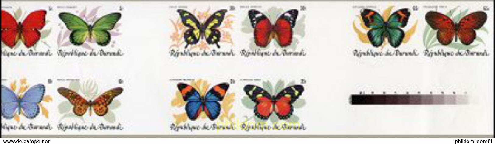 224272 MNH BURUNDI 1984 MARIPOSAS - Ongebruikt