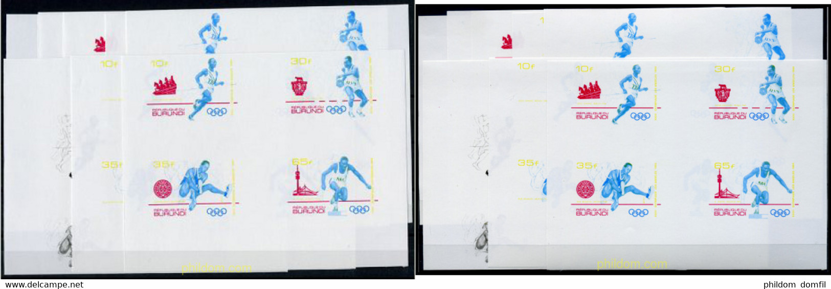 202518 MNH BURUNDI 1984 23 JUEGOS OLIMPICOS VERANO LOS ANGELES 1984 - Unused Stamps
