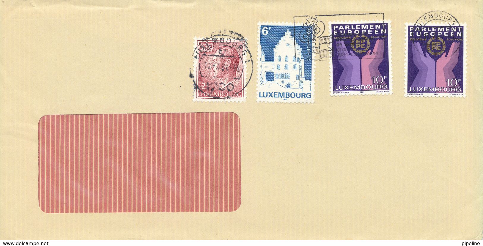 Luxembourg Cover 13-7-1984 - Storia Postale