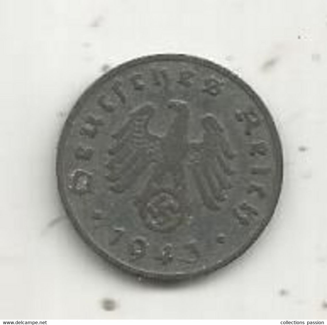 MONNAIE, ALLEMAGNE,1 Reichspfennig 1943 A - 1 Reichspfennig