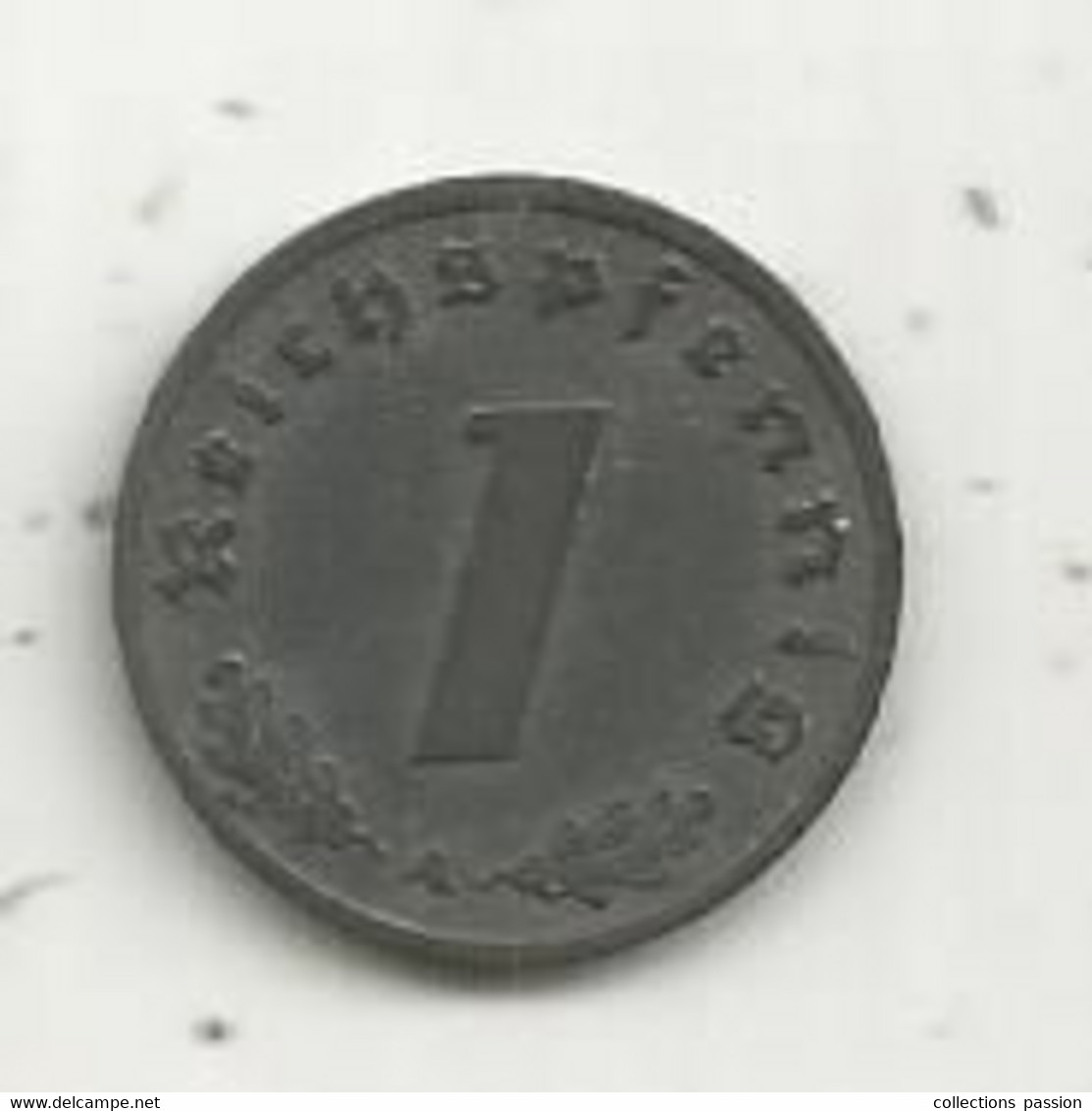 MONNAIE, ALLEMAGNE,1 Reichspfennig 1943 A - 1 Reichspfennig