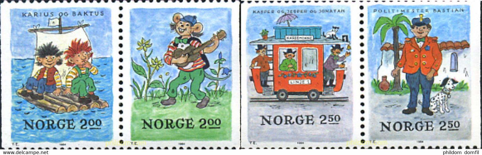 228807 MNH NORUEGA 1984 CUENTOS INFANTILES - Sonstige & Ohne Zuordnung