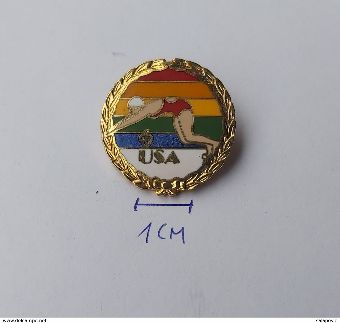 USA Swimming Federation Association Union PIN A12/6 - Zwemmen