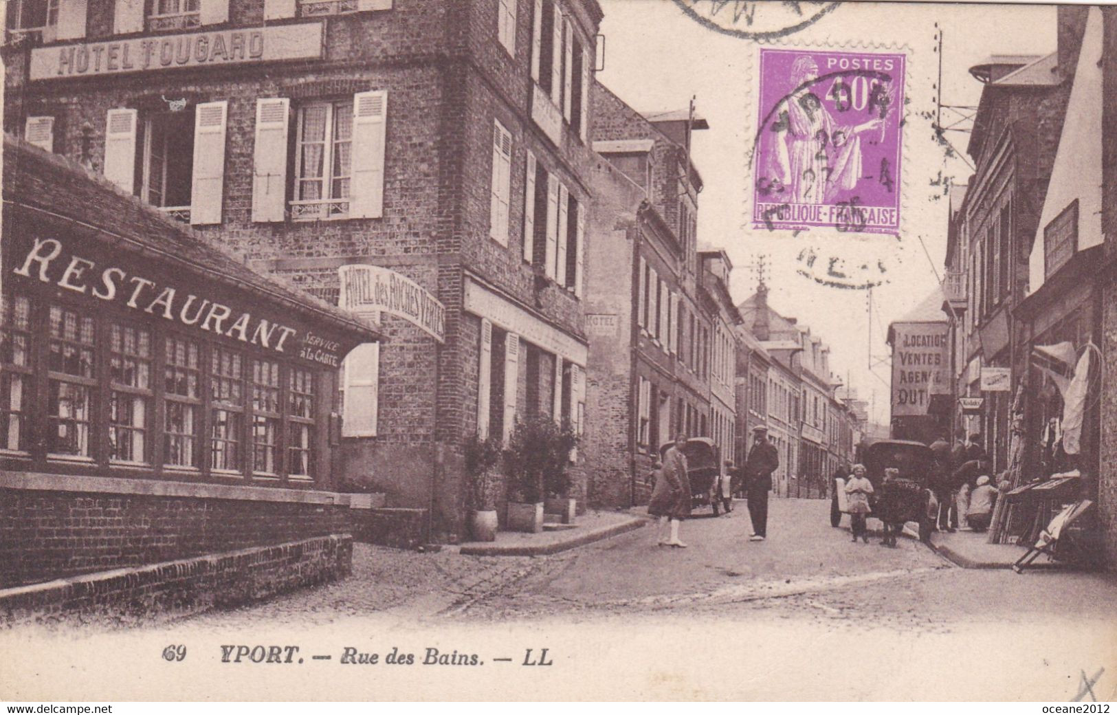 76 Yport.  Rue Des Bains - Yport