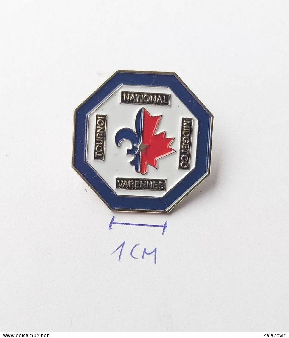 National Midget Varennes Tournoi Hockey France PIN A12/6 - Sports D'hiver