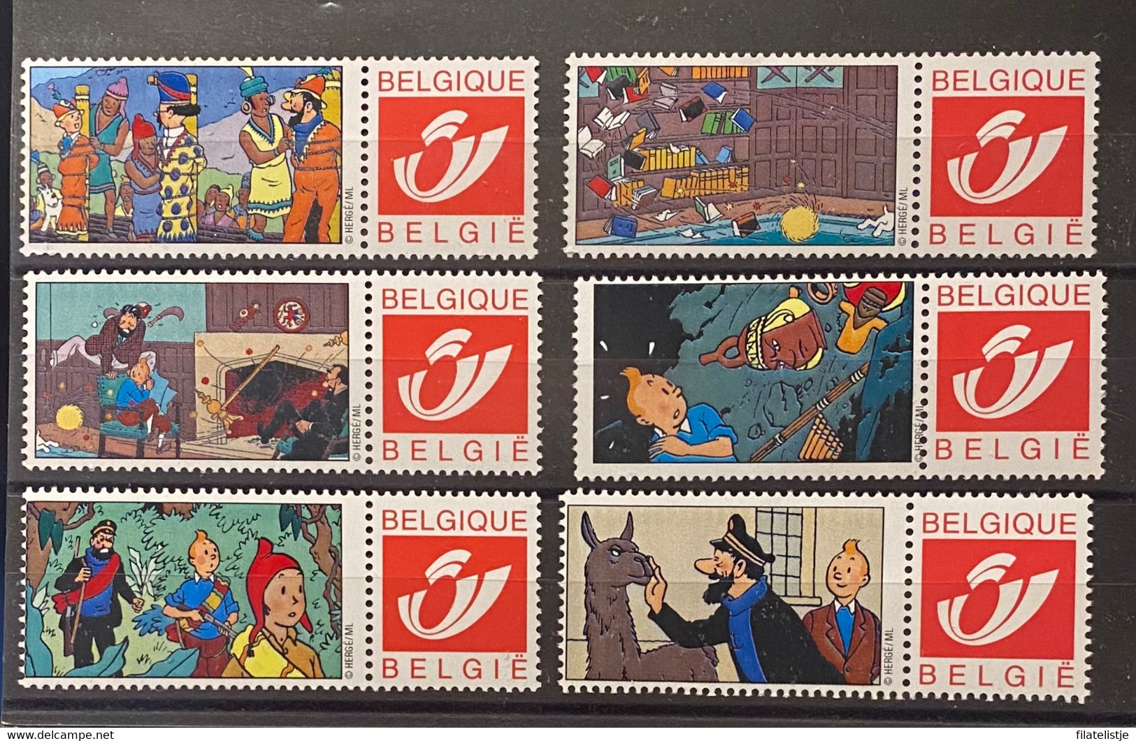 My Stamps Kuifje 6 Zegels - Sonstige & Ohne Zuordnung