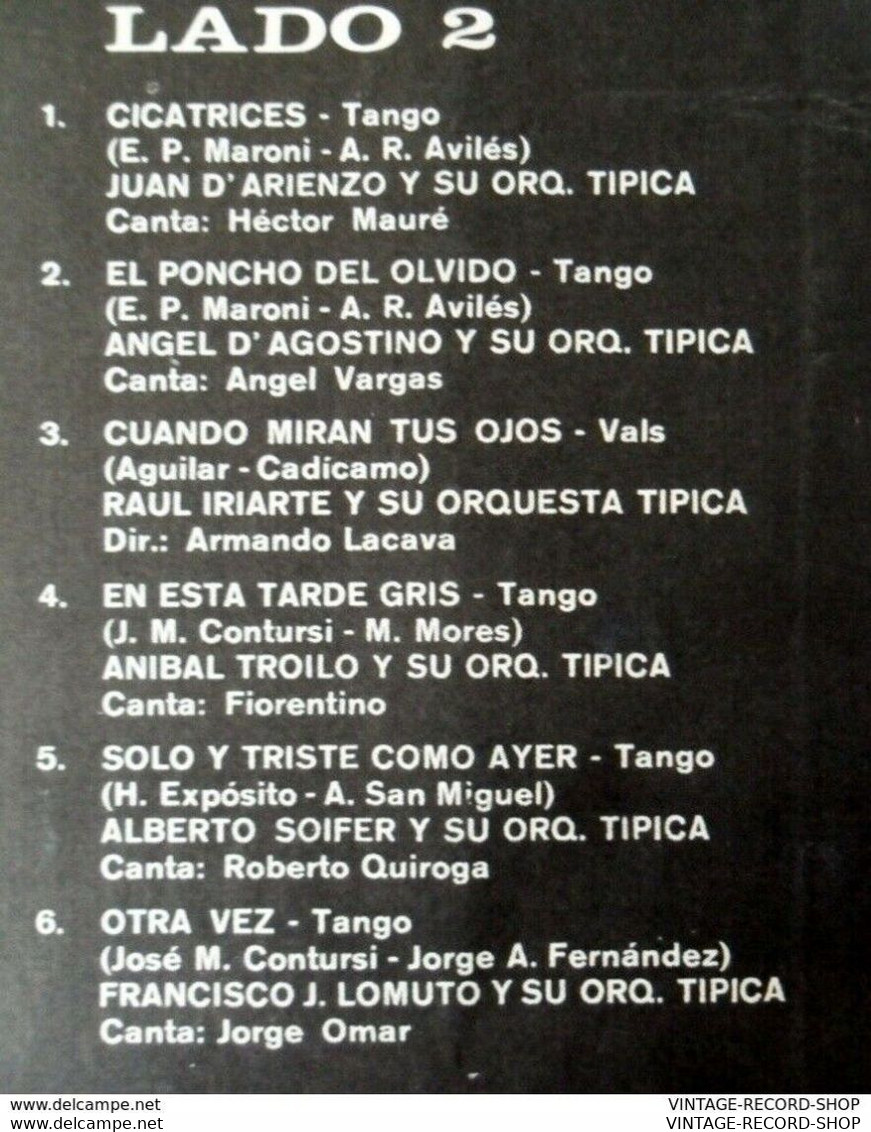 TANGO:UNA HORA EN BUENOS AIRES VOL.III-FRESEDO-FALGAS-TANTURINI-TROILO-LOMUTO-RCA - World Music