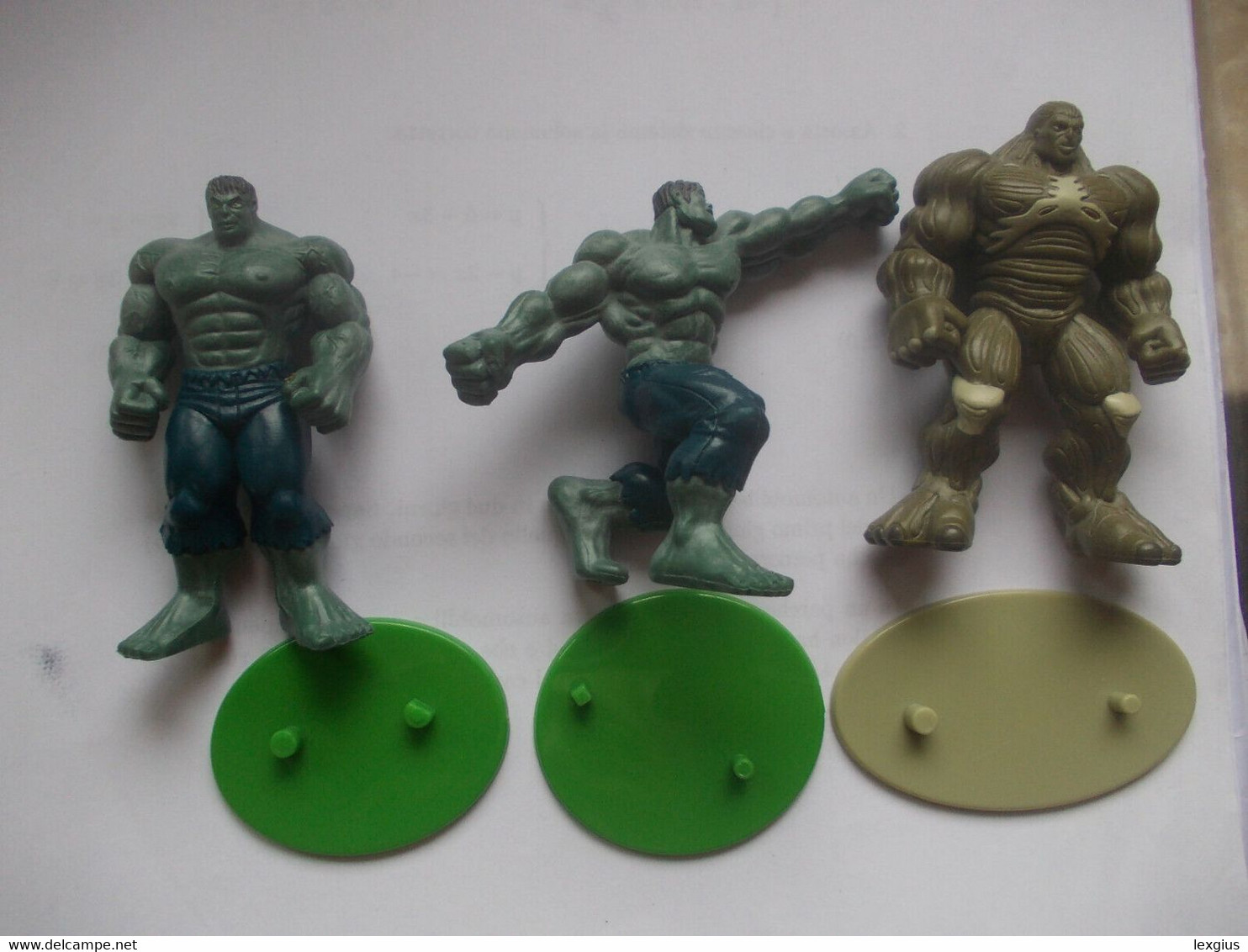 LOTTO DI 5 ACTION FIGURES: SERIE HULK, SPIDERMAN 3 E SPIDERMAN SENSE. PREZIOSI - Marvel Heroes