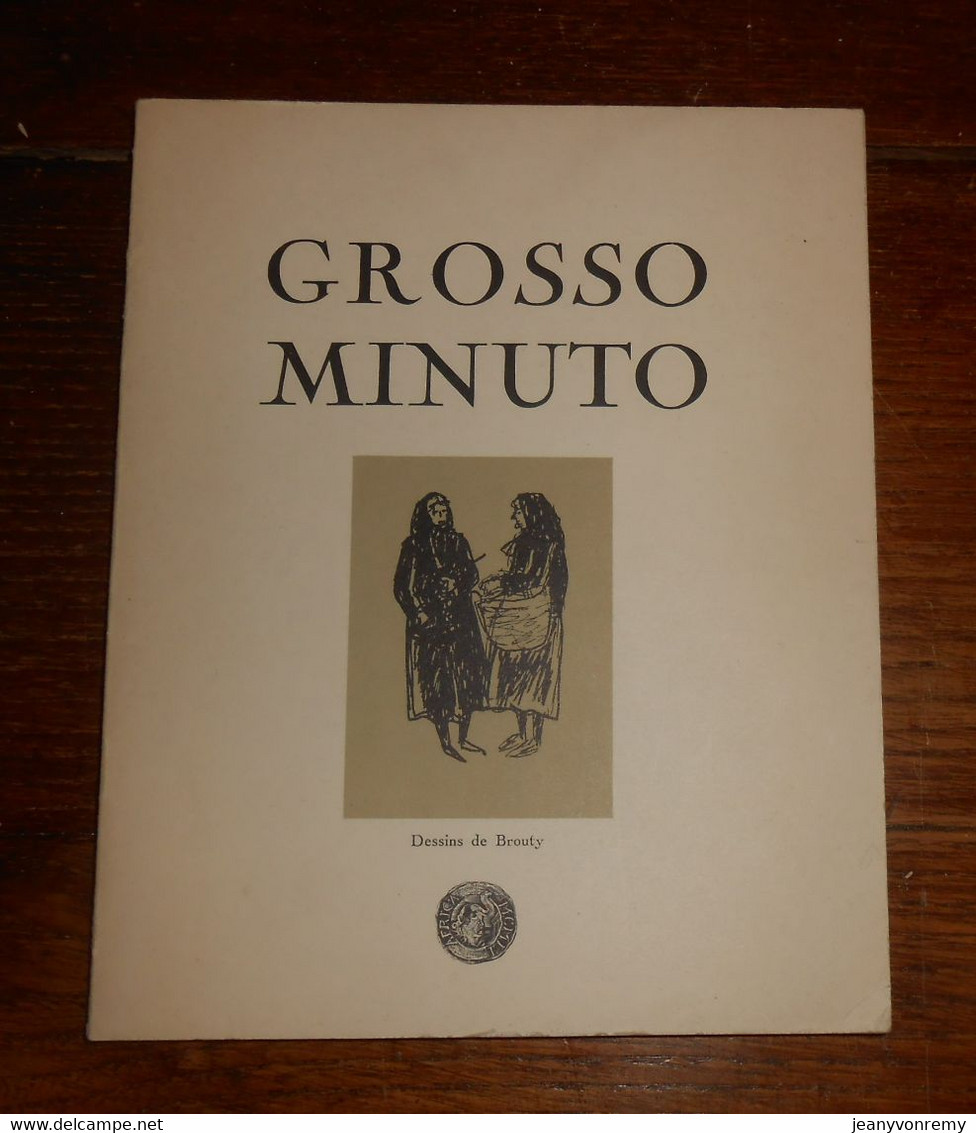 Grosso Minuto Traduction De J-B Nicolaï. 1969 - Corse