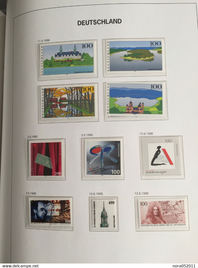 ALBUM DAVO AVEC COFFRET TIMBRES 1990/97 AVEC BLOC ET CARNET NEUF*** VOIR PHOTOS ET DÉTAIL CI DESSOUS - Sammlungen