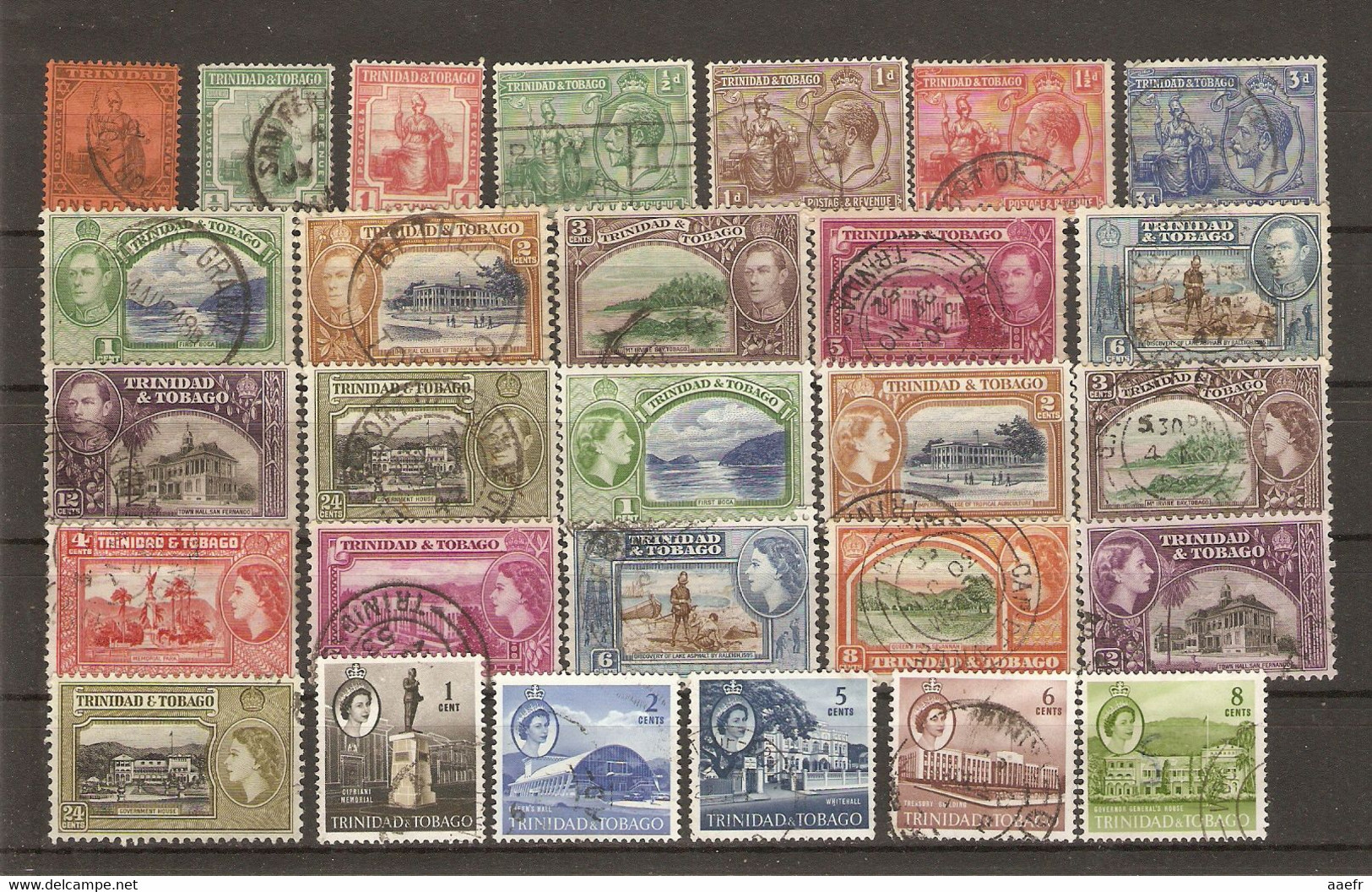 Trinidad & Tobago -  Petit Lot De 40 Timbres° - 2 Scans - Vrac (max 999 Timbres)