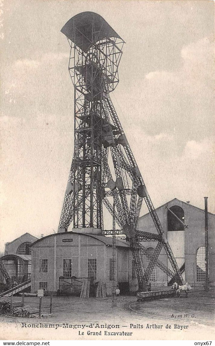 RONCHAMP-Magny D'Anigon-Lure-70-Haute-Saône-Puits Gisement Houille-Charbon MINE-MINES-Mineur-METIER-INDUSTRIE - Autres & Non Classés