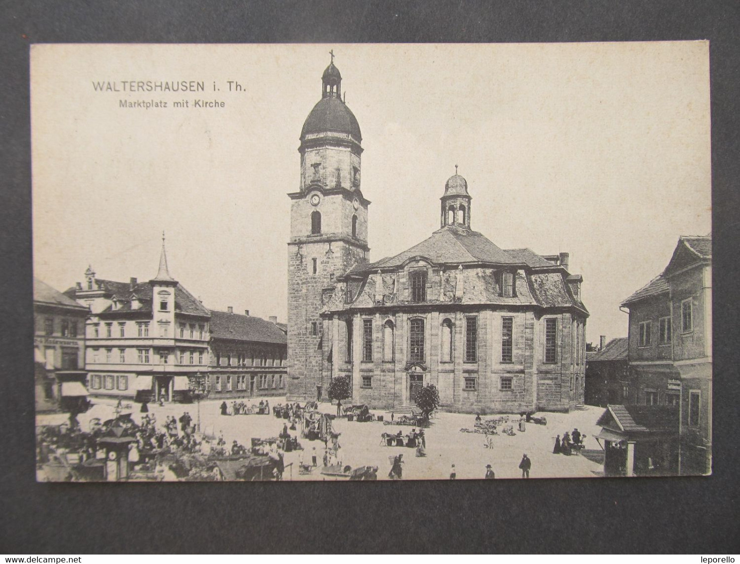 AK Waltershausen Kr. Gotha Marktplatz Ca. 1910 //// D*54491 - Waltershausen