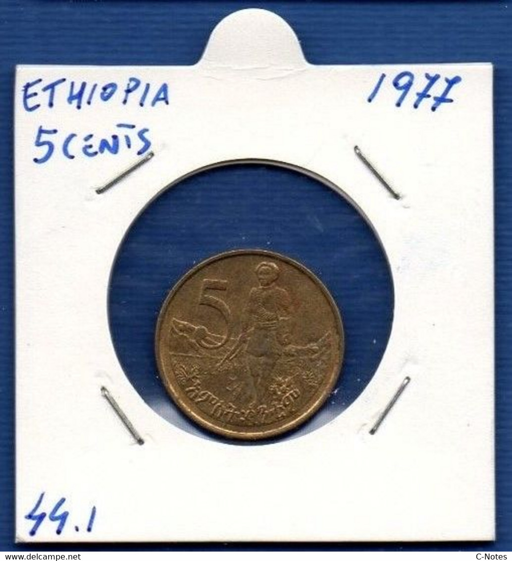 ETHIOPIA - 5 Santeem 1977 -  See Photos -  Km 44.1 - Ethiopia