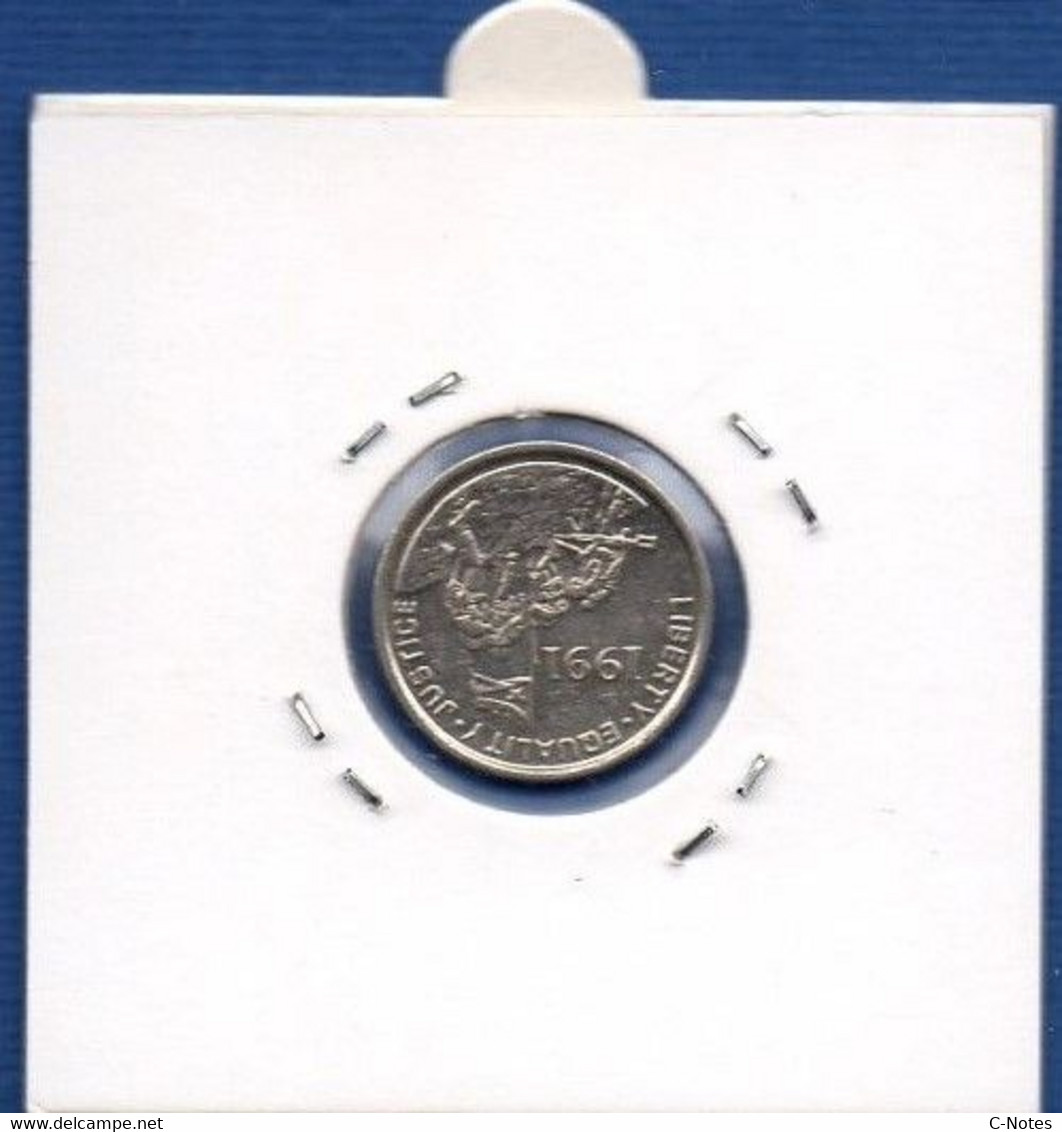 ERITREA - 1 Cent 1997 -  See Photos -  Km 43 - Erythrée