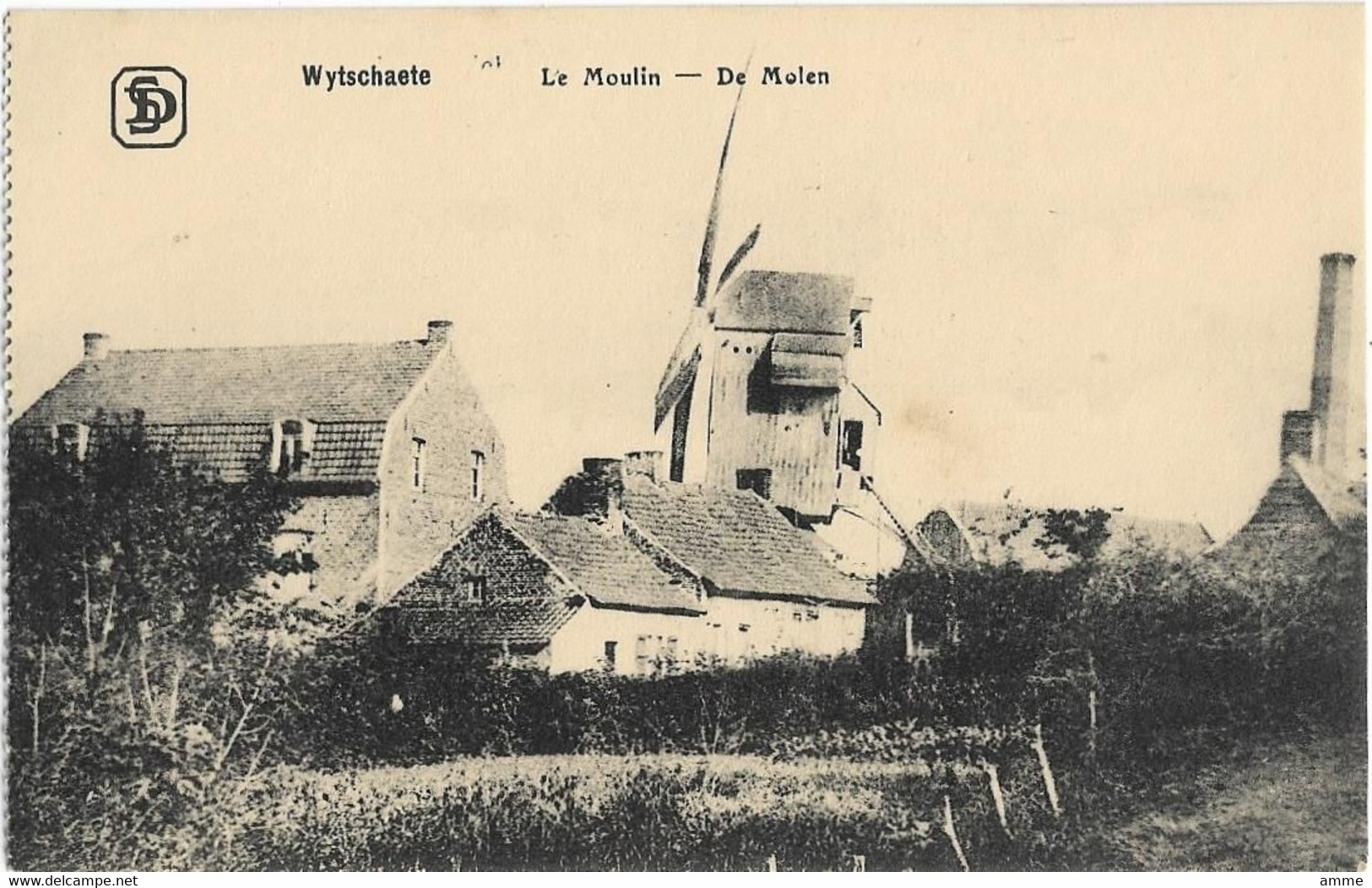 Wytschaete - Wijtschate   * Le Moulin - De Molen - Heuvelland