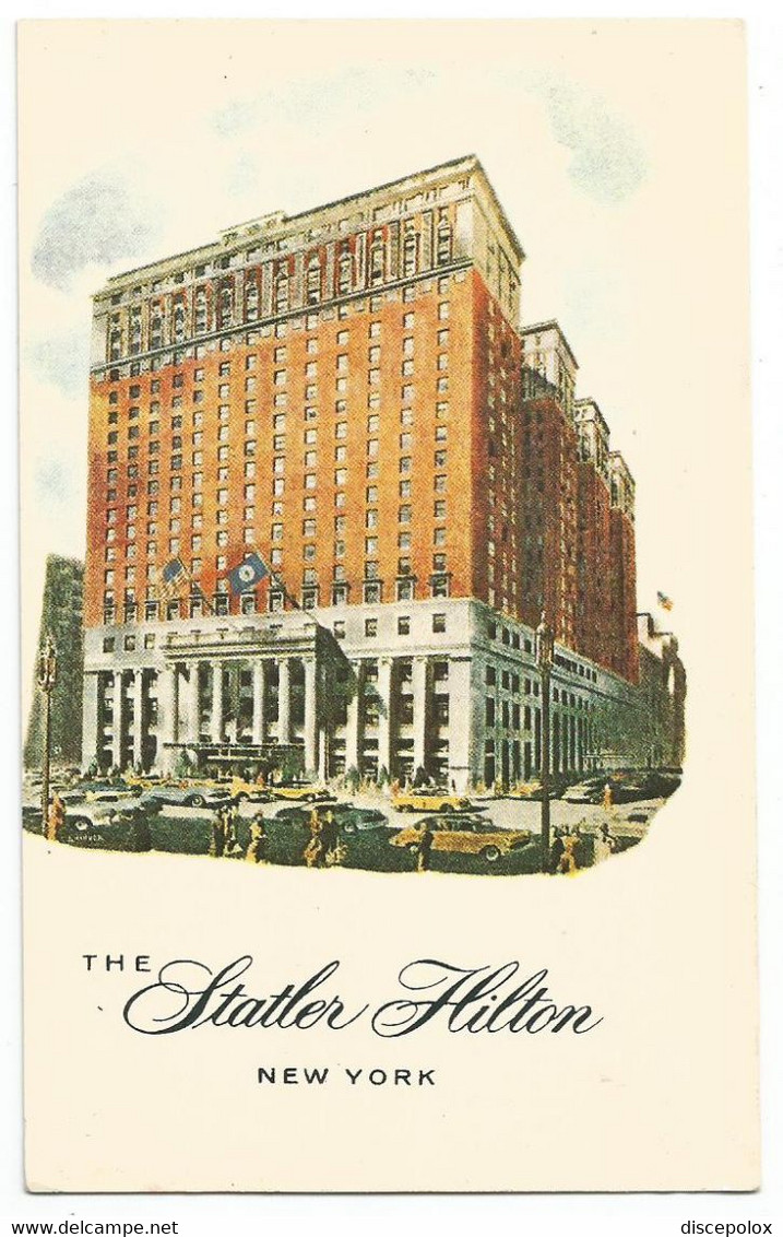 AC3853 New York - The Statler Hilton - Illustrazione Illustration / Non Viaggiata - Cafés, Hôtels & Restaurants