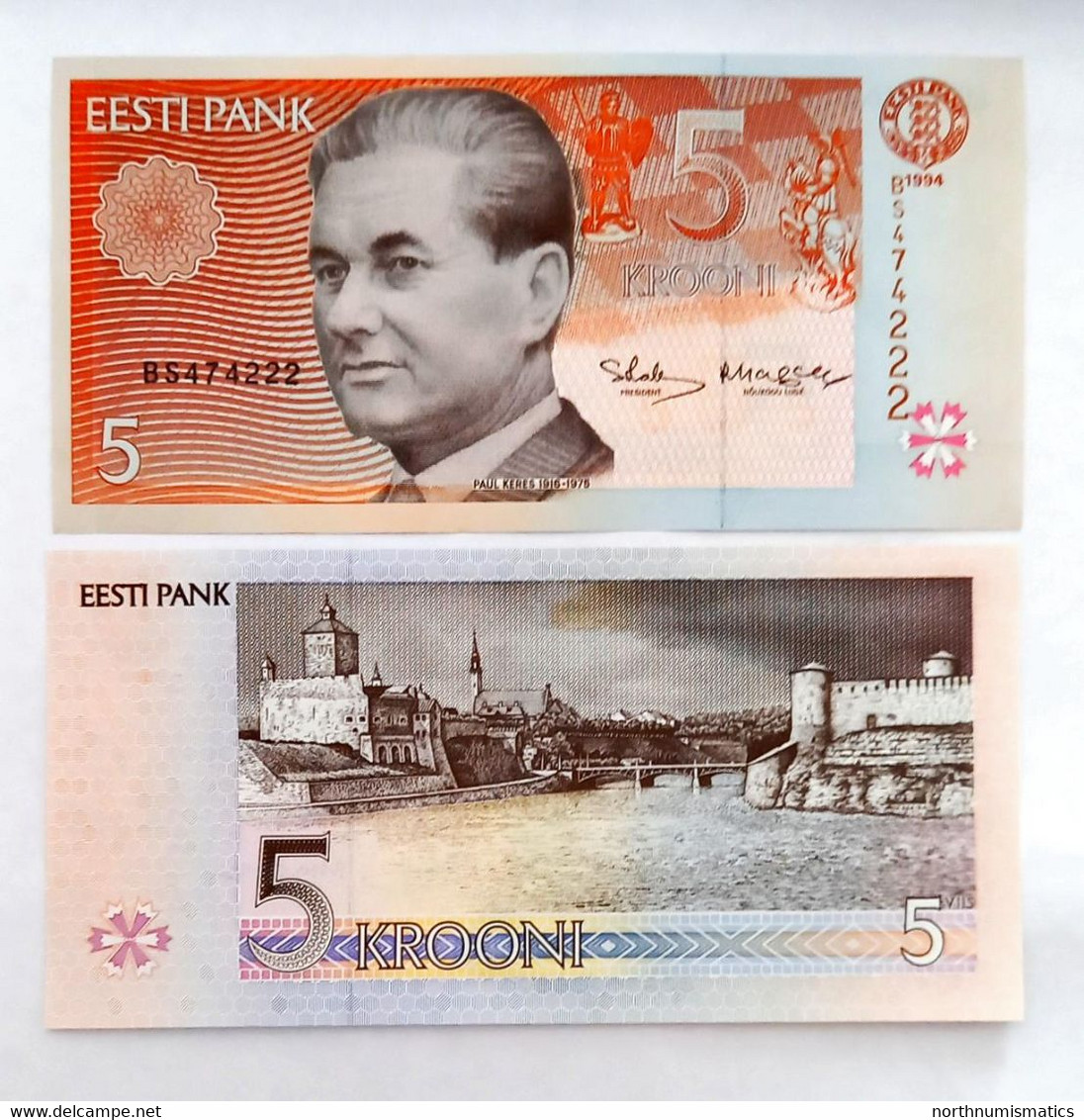 Estonia 5 Krooni 1994 Unc - Estonia