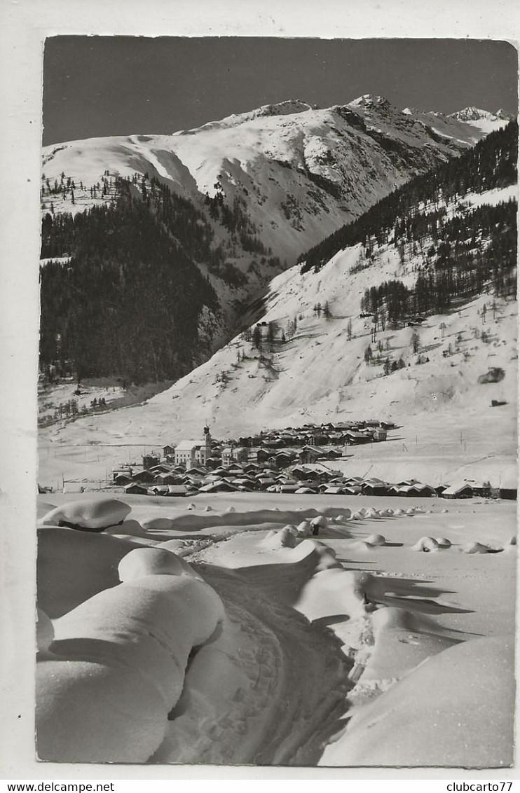 Reckingen (Suisse, Valais) : Vue Générale Prise Des Pistes De Ski En 1957 PF - Reckingen