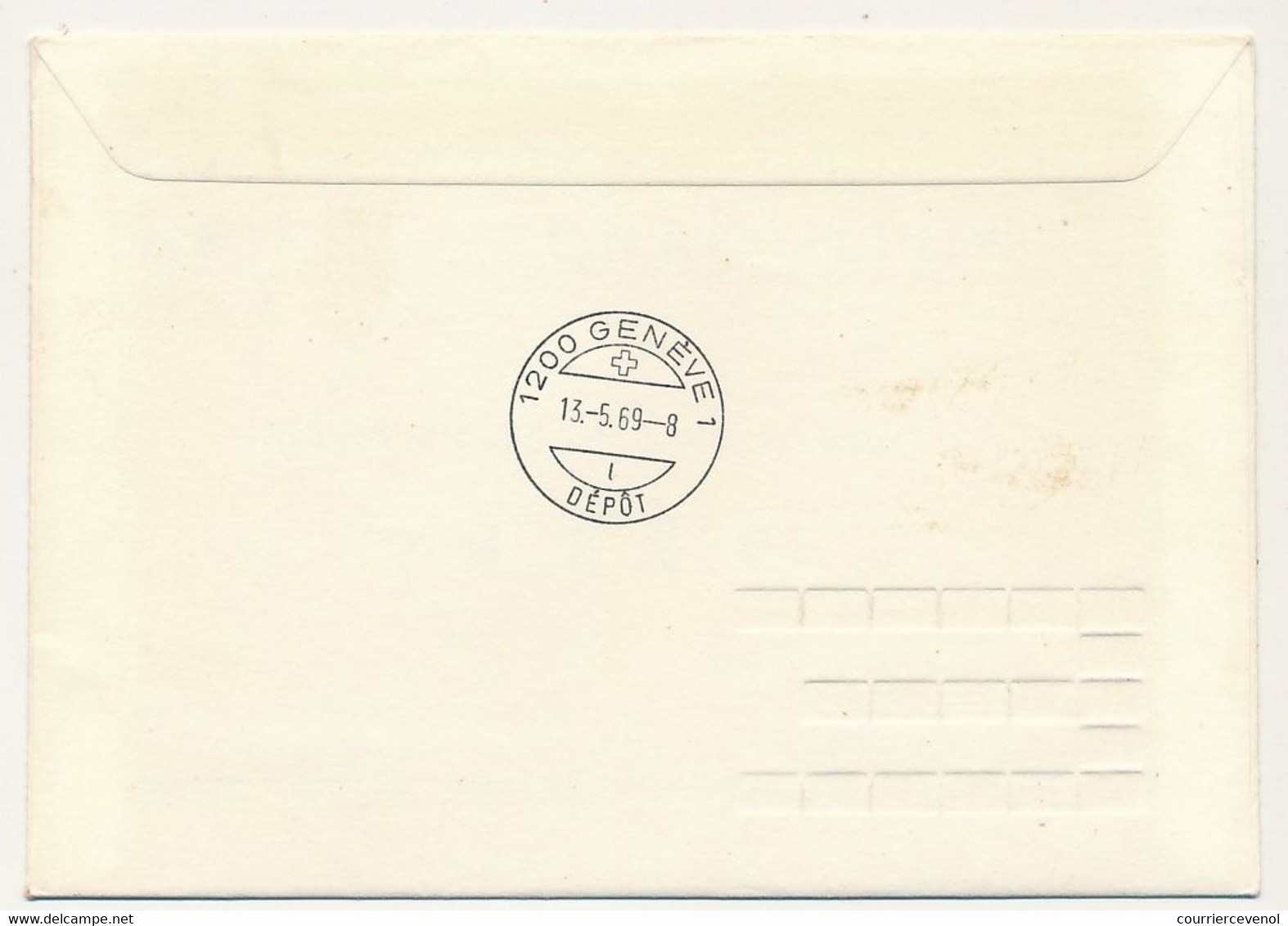 SUISSE - Enveloppe FDC Recommandée - Europa 1969 - LAUSANNE Journée De L'Europe 5/5/1969 - FDC