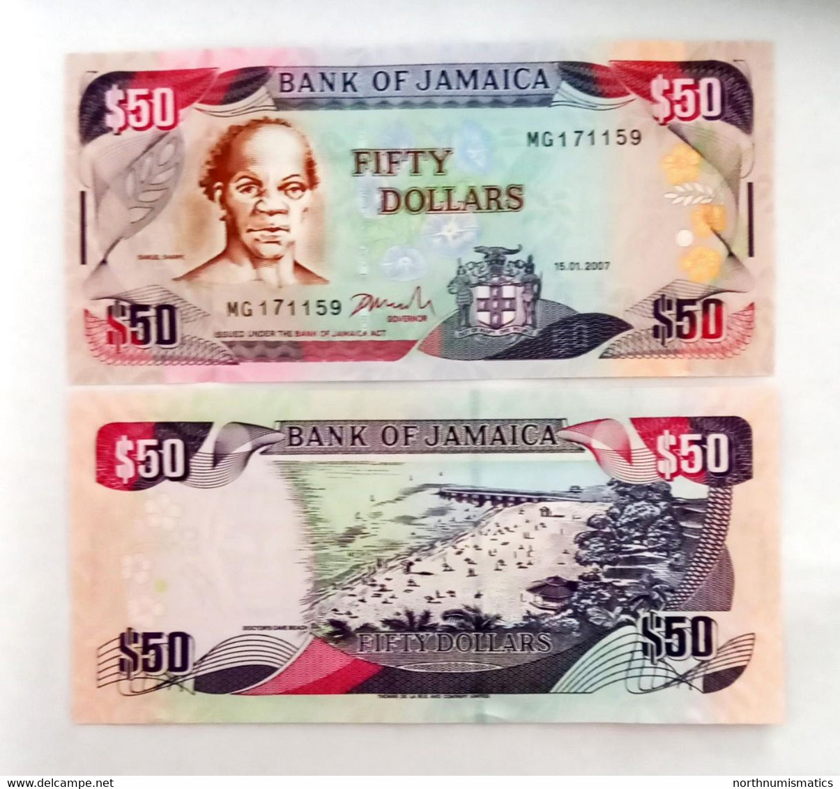 Jamaica 50 Dollars 15.01.2007 Unc - Jamaique