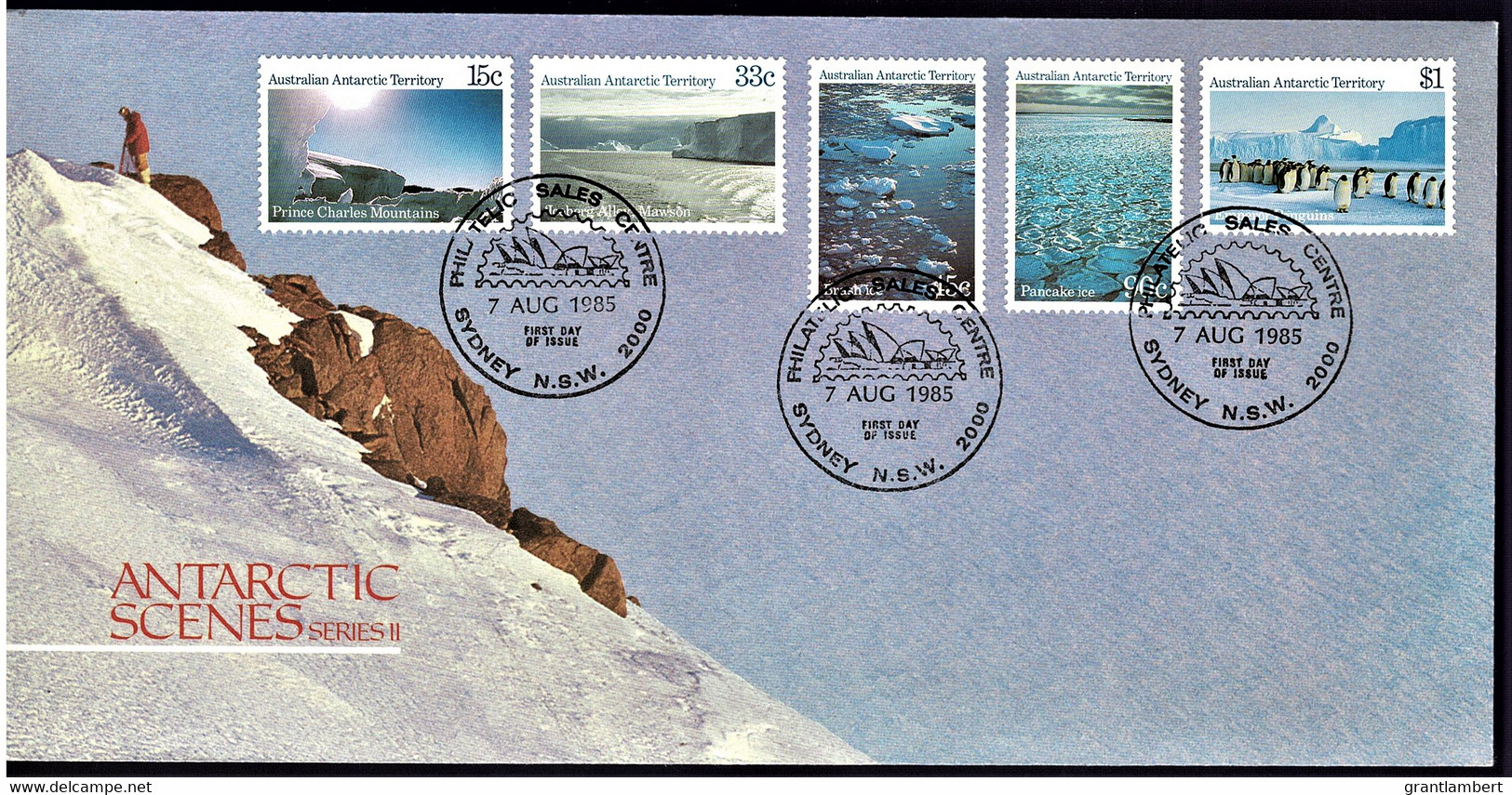 Australian Antarctic Territory 1985 Scenes Series II FDC - FDC