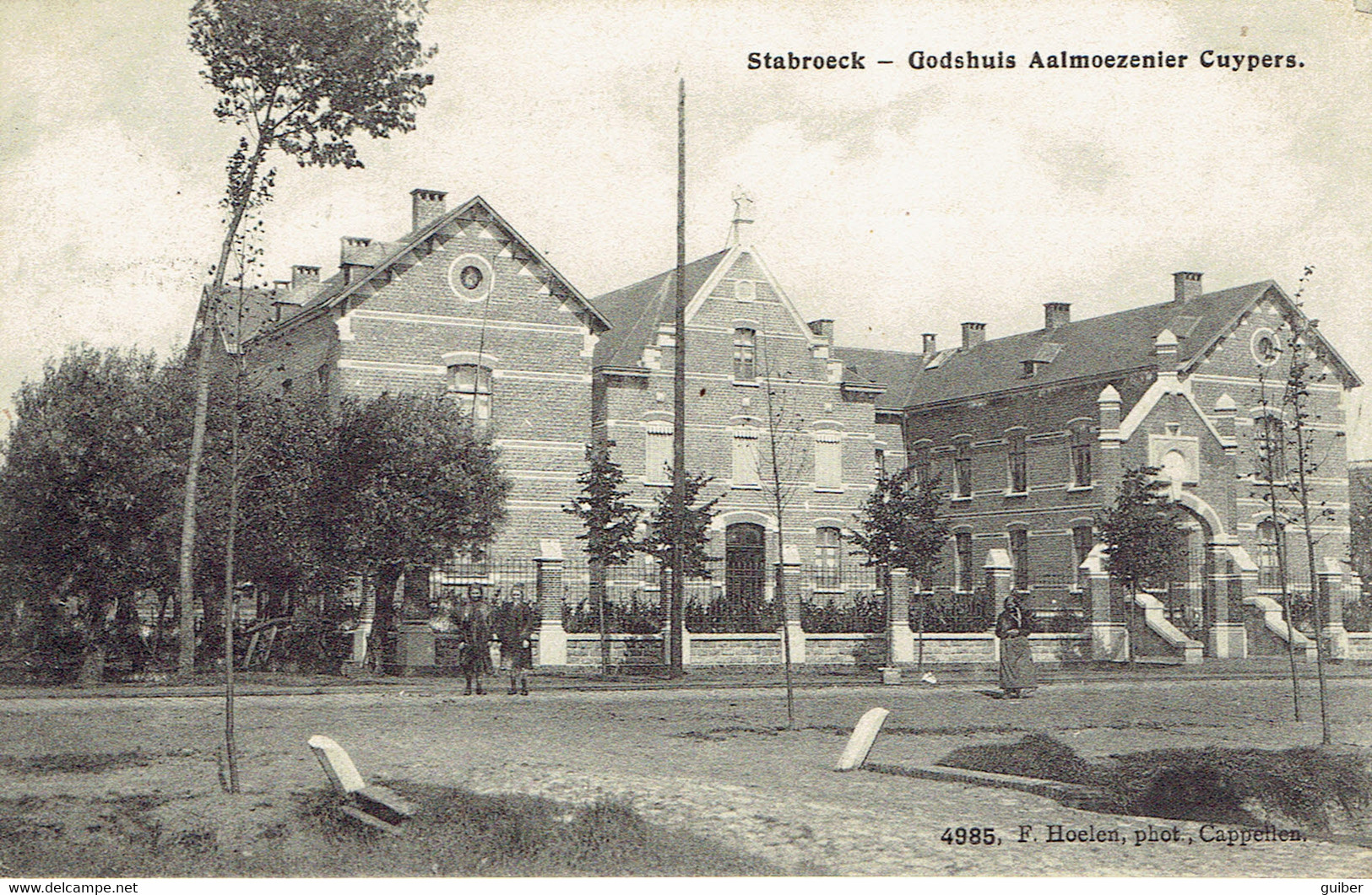 Stabroek Godshuis Aalmoezenier Cuypers  N° 4985 F. Hoelen Cappellen 1912 - Stabroek